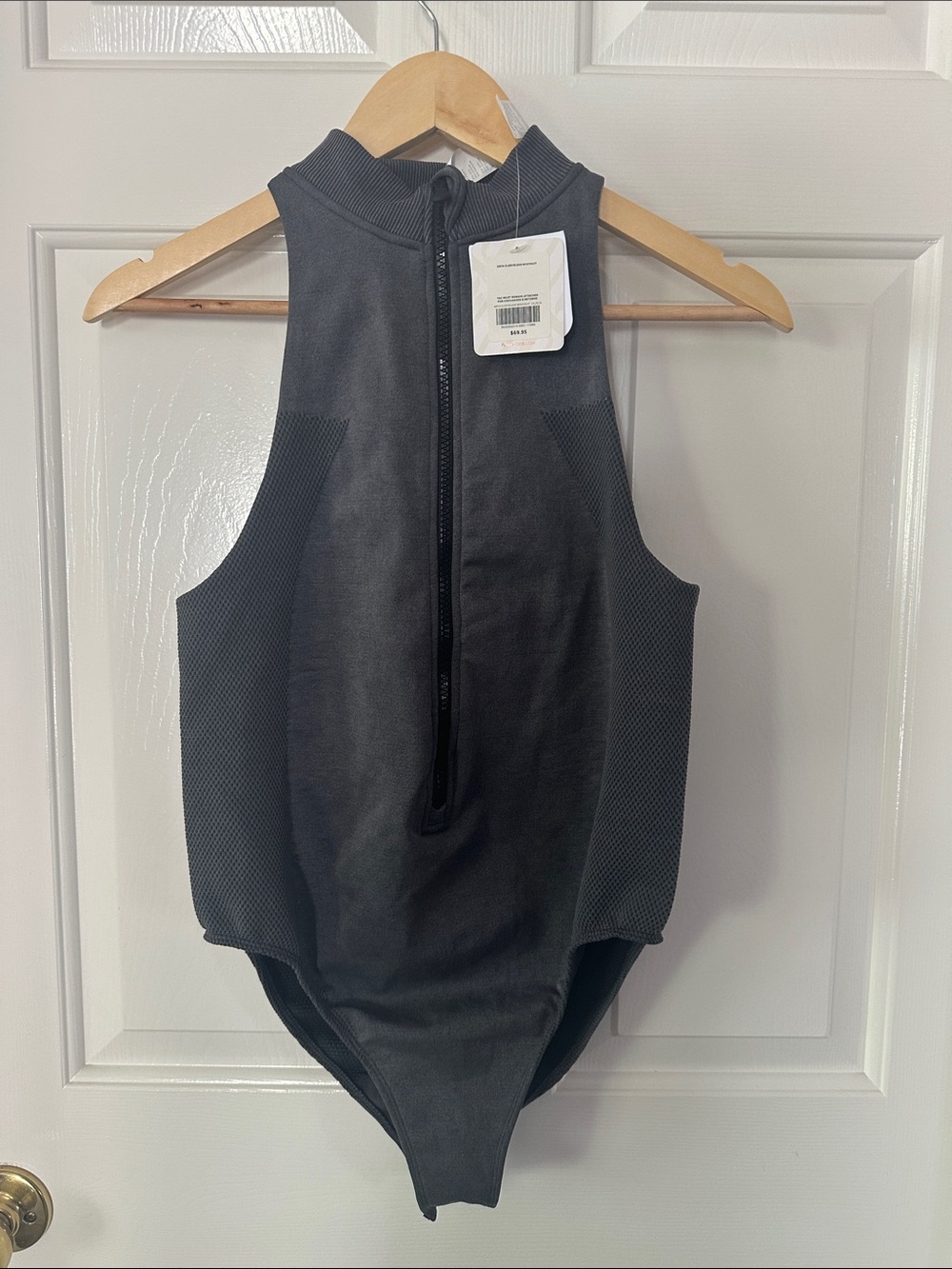 Fabletics Zippered Bodysuit NWT!